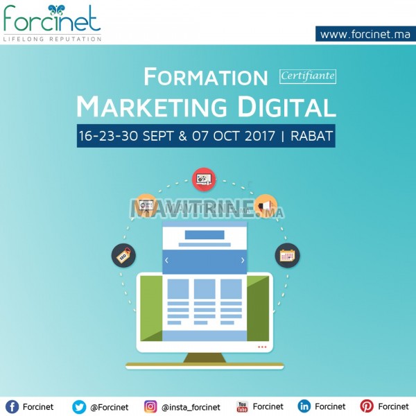 Formation en Marketing Digital - 4 Jours | FORCINET