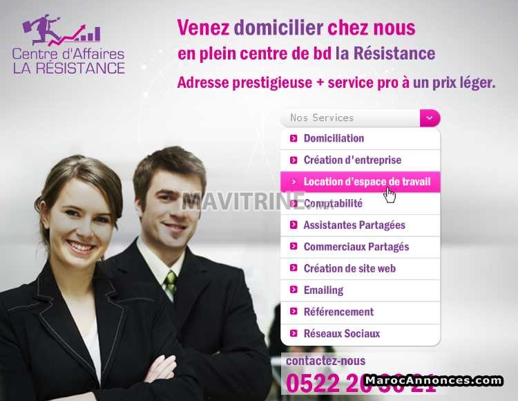 Domiciliation d'entreprise casablanca