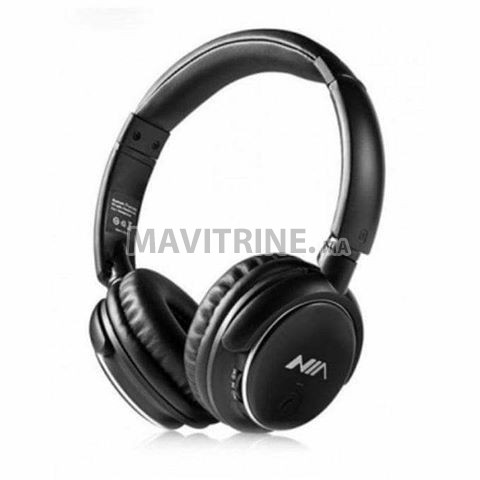 NIA Casque Bluetooth Original Q1 4 en 1 - Noir