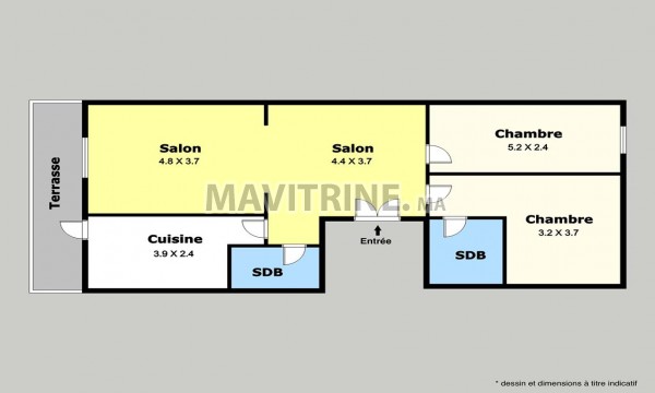 Appartement à vendre – Oulfa Wiam