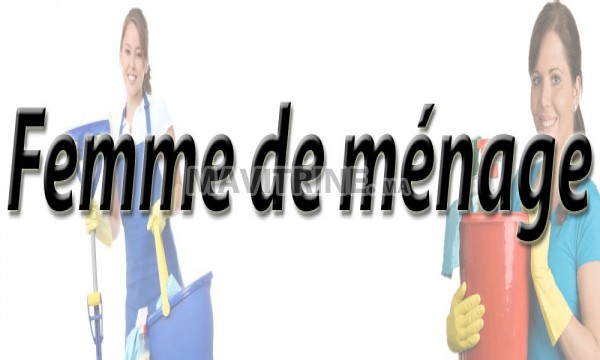 femme de ménage logée s