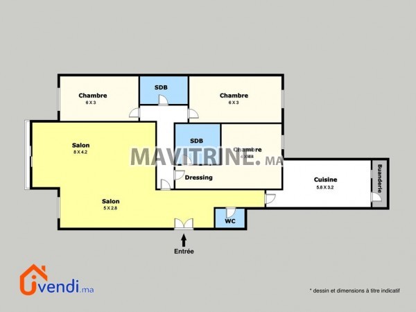 Grand appartement 192 m2 à vendre – Racine