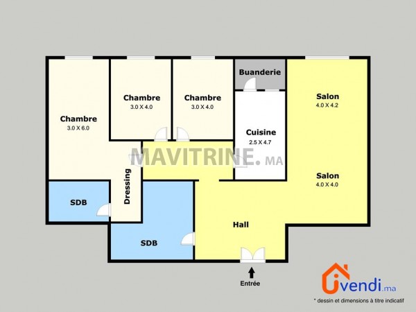 Appartement 138 m2 à vendre – Gauthier