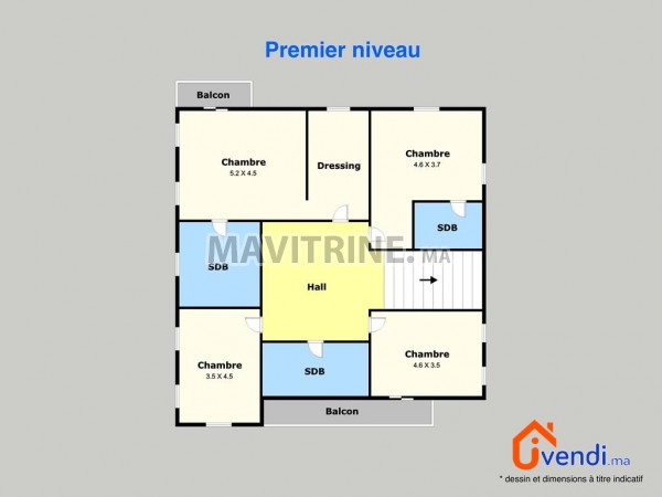 Villa de 625 m² avec piscine - Bouskoura