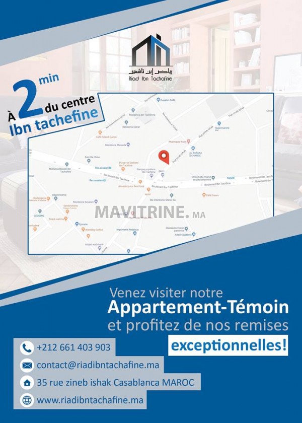 Appartement-Témoin à vendre