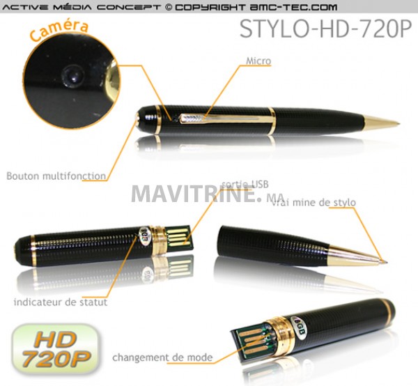 Stylo Caméra et Microphone