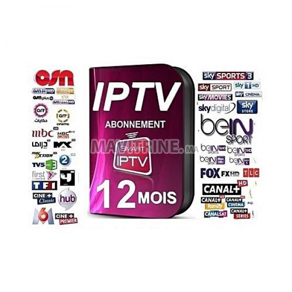 ABONNEMENT IPTV 12MOIS