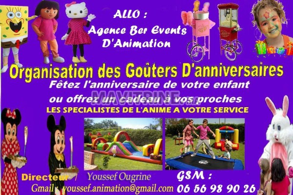 animation des anniversaires a Casablanca / Maroc