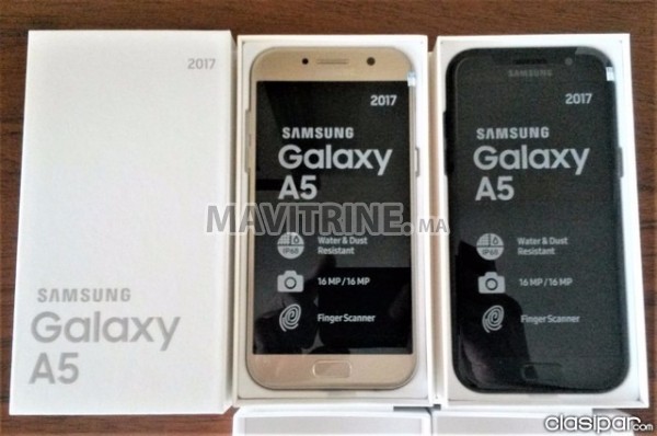 2 samsung a5 2017 neuf gold et black