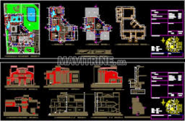 Formation en AUTOCAD 2D et  3D à domicile ou en grp