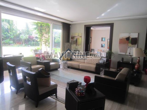 Une villa magnifique de 2000m² à vendre sur Rabat