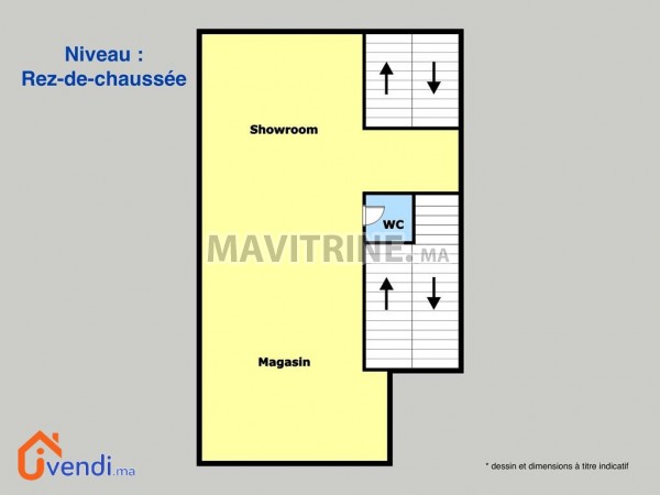 Magasin showroom 250 m² à vendre - Maarif extension