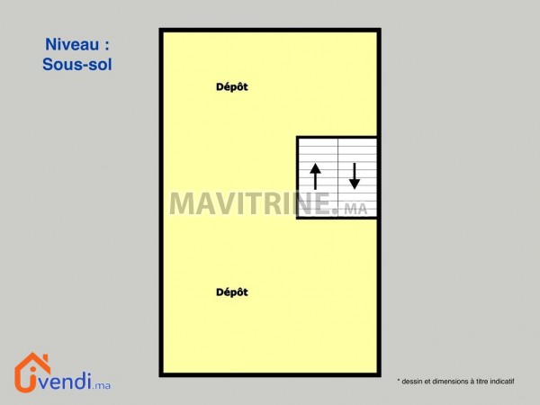 Magasin showroom 250 m² à vendre - Maarif extension