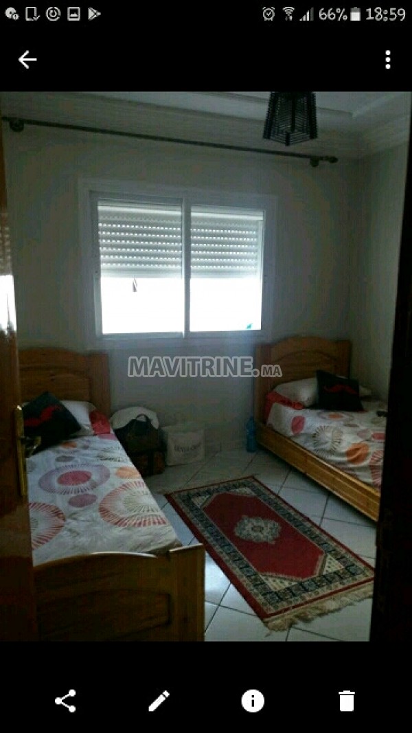 appartement meublé propre pret souk el had