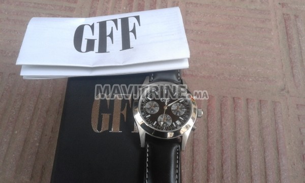 BELLE MONTRE ANALOGIQUE CHRONOGRAPHE GFF NEUF