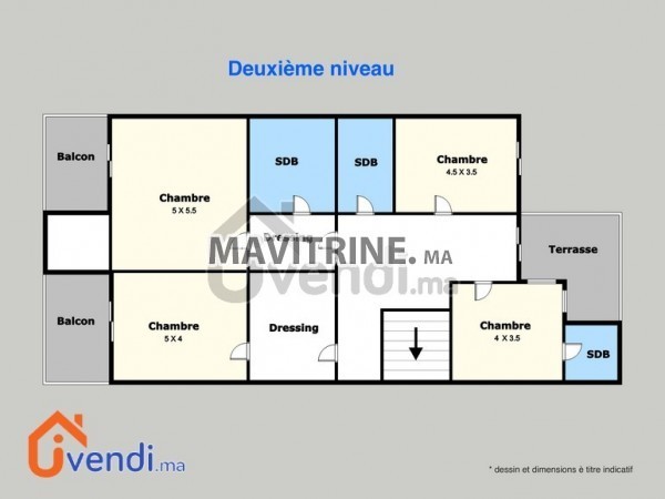 Appartement duplex 363m2 + 53m2 terrasse – Racine