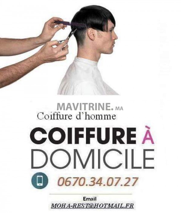 Coiffure homme à domicile