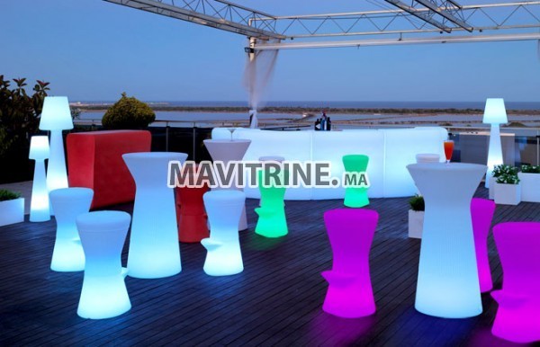 MOBILIER LUMINEUX - STRUCTURE GONFLABLE