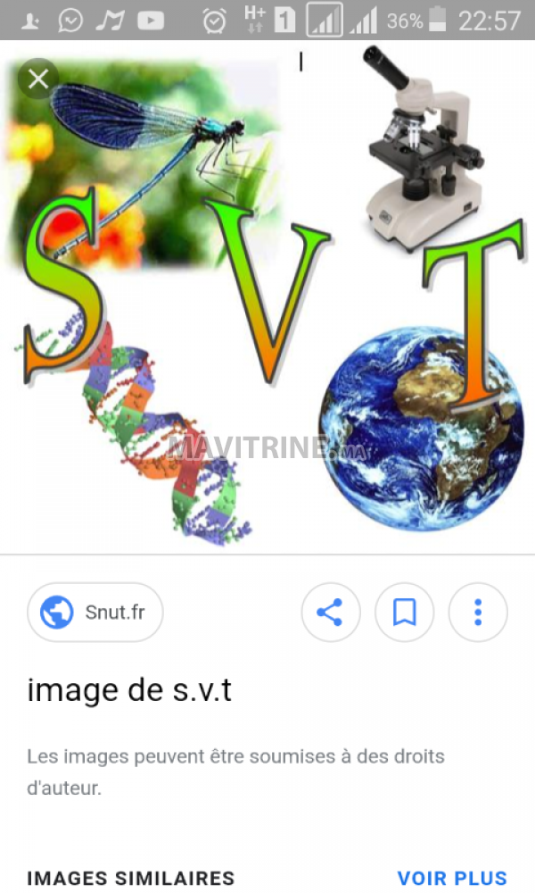 Cours particulier en SVT a domicile