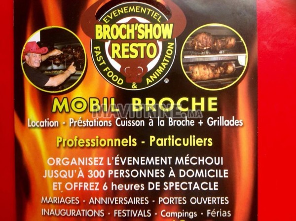 BROCHE A MECHOUI MOBILE A DOMICILE