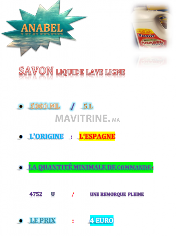 savon liquide lave ligne