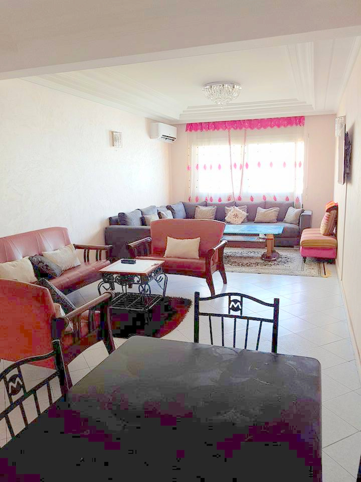 appartement agréablement meublé de vacance à malabata tanger