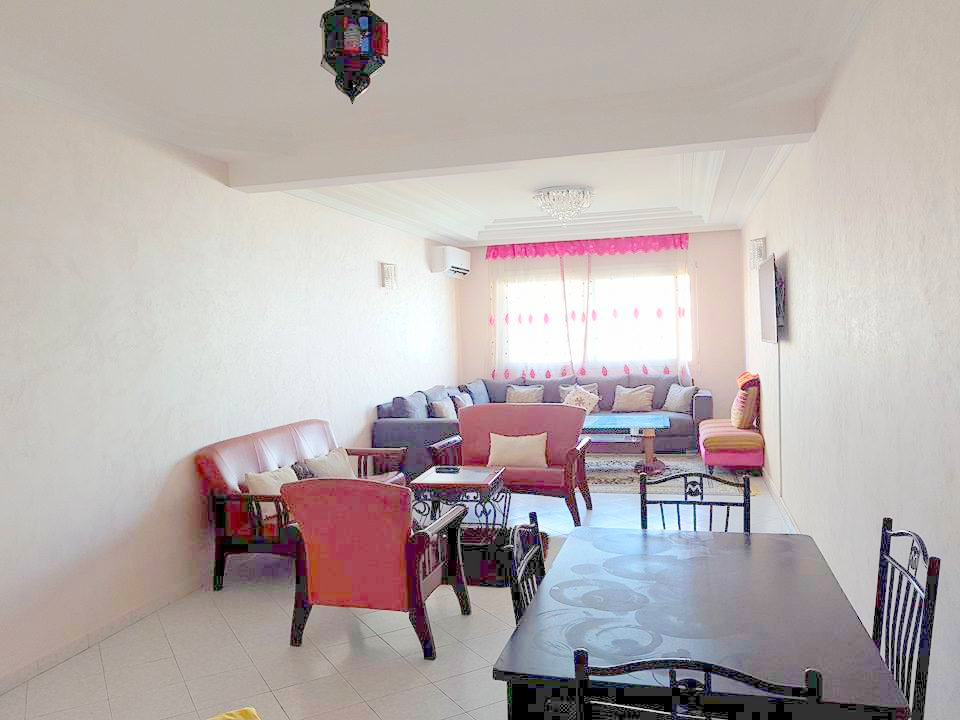 appartement agréablement meublé de vacance à malabata tanger