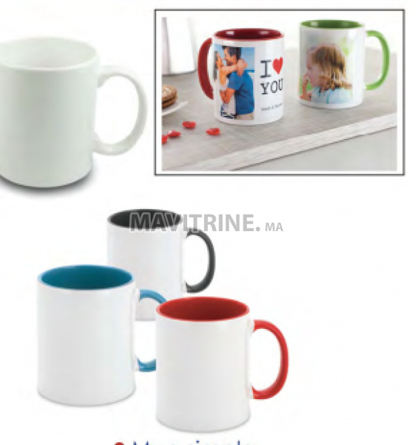 Mugs personnalisés - Le Mug photo simple