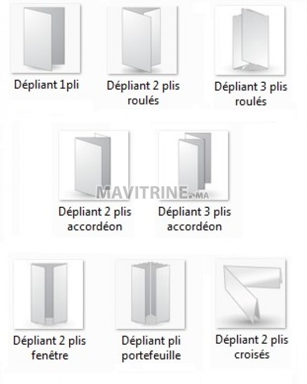 imprimeur rapide & professionnel, propose tous les formats de dépliants.