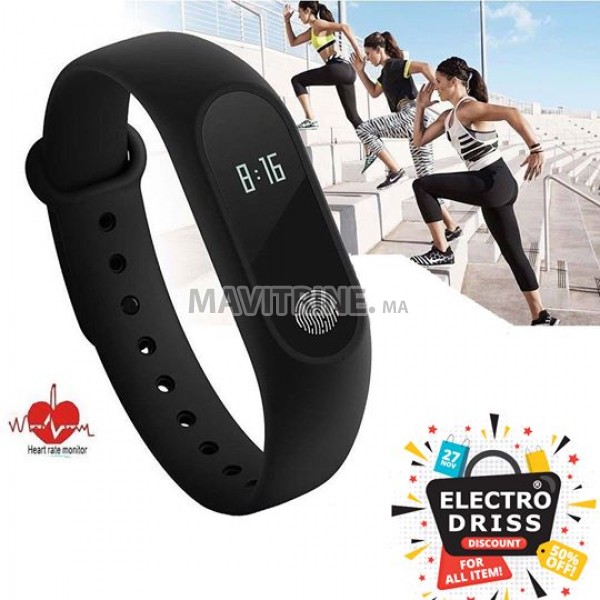 EDM2 Smart Bracelet Android & iOS 2019  سوار ذكي يعمل مع جميع أنواع هواتف أندرويد و الأيفون