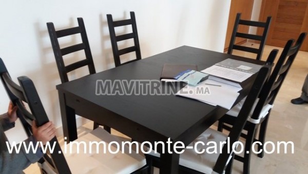 Location appartement meublé avec terrasse à Rabat Souissi,