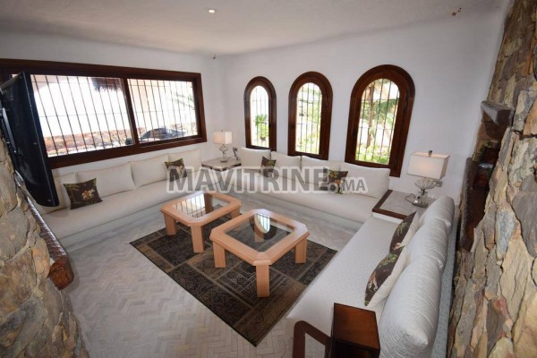 Location villa de lux pied dans l'eau marina smir