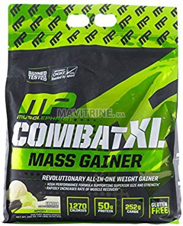 Combat XL, Poudre De Gain De Masse, Vanille