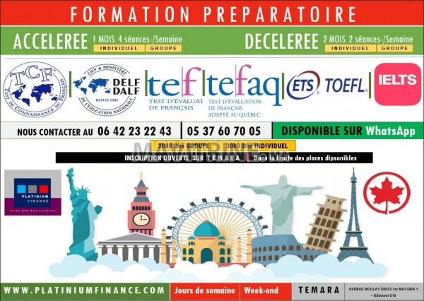 Préparation aux TESTS -/ TEFAQ-TCF-TEF-TFI-DELF-DALF-DILF- CANADA- FRANCE