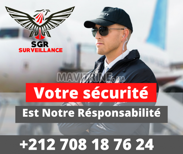 Société de sécurité à tanger sgr surveillance - agent de sécurité