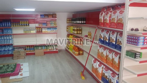 Rayonnage supermarché en promotion