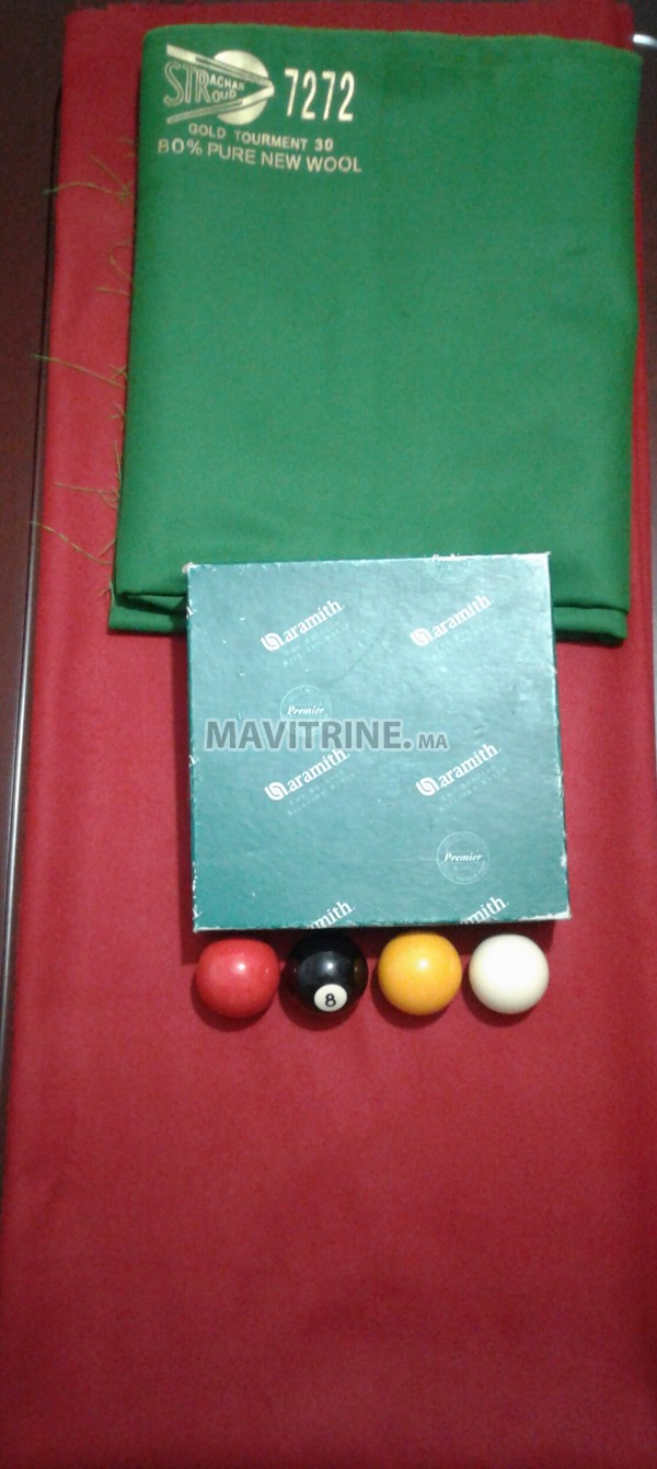 Tout matériel de billard et ses accessoires