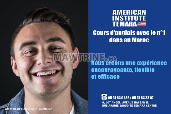 Inscription ouverte pour les Cours d’Anglais à l’Institut Americain Temara