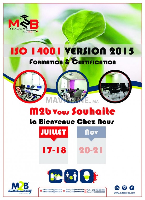 Formation ISO 14 001 vs 2015