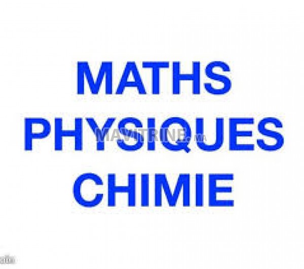 Soutien scolaire en maths et physique à domicile (cours d'été (