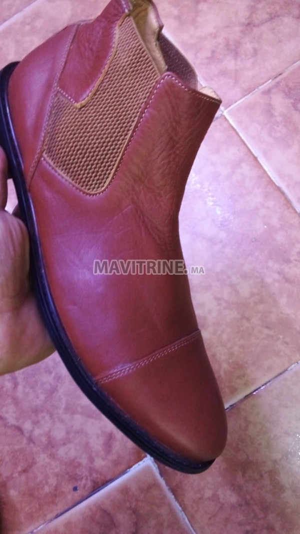 bottines homme en cuire