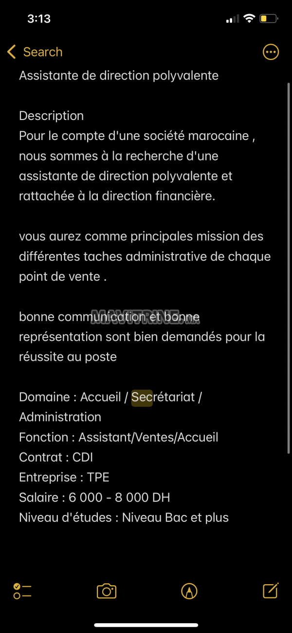 Secrétaire