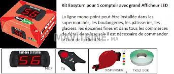 Easy turn system gestion de file d'attente affichage électrique a 2 chiffres