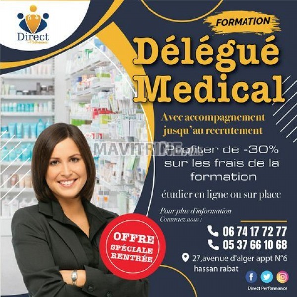 Formation délégué médical en ligne