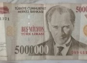 Photo de l'annonce: ورقة مالية أثرية تركية من فئة خمس مليون