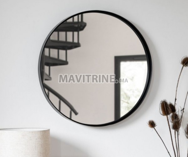 Miroir rond mural