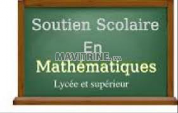 Soutien scolaire en maths et physique à domicile