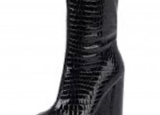 Photo de l'annonce: Boots à talons faux croc Noir 39
