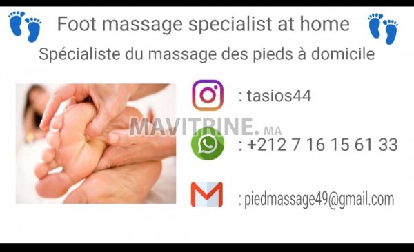 Massage au pieds a domicile